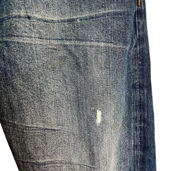 Billionaire Boys Club Smart Cut Bleach Splatter Straight Leg Jean Selvedge Denim - Picture 16 of 16